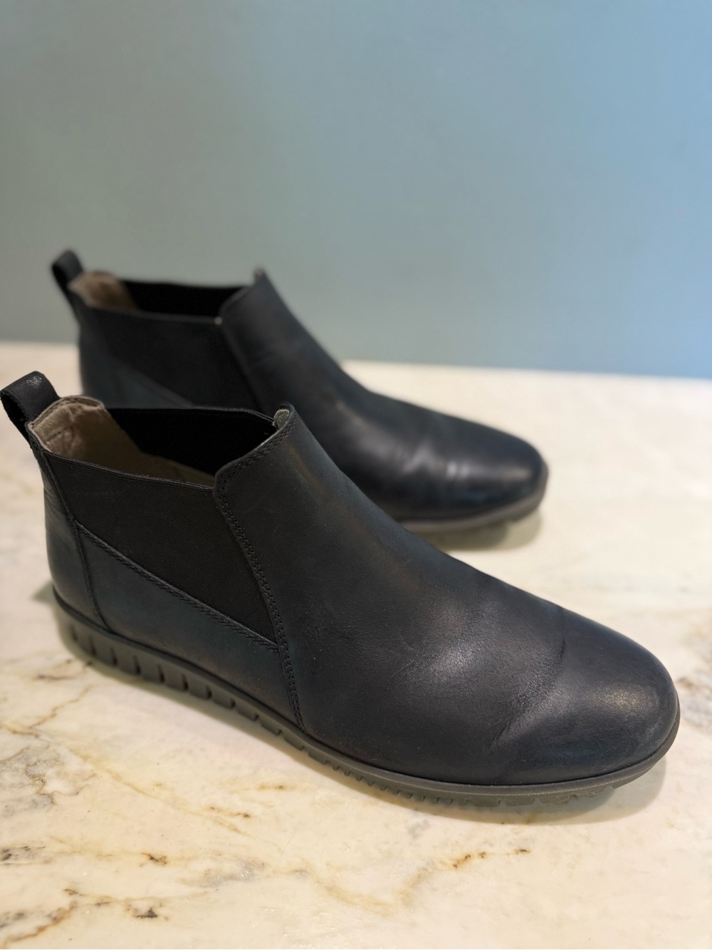 Dansko Louisa Black Leather Ankle Booties, size EU 42 US 11